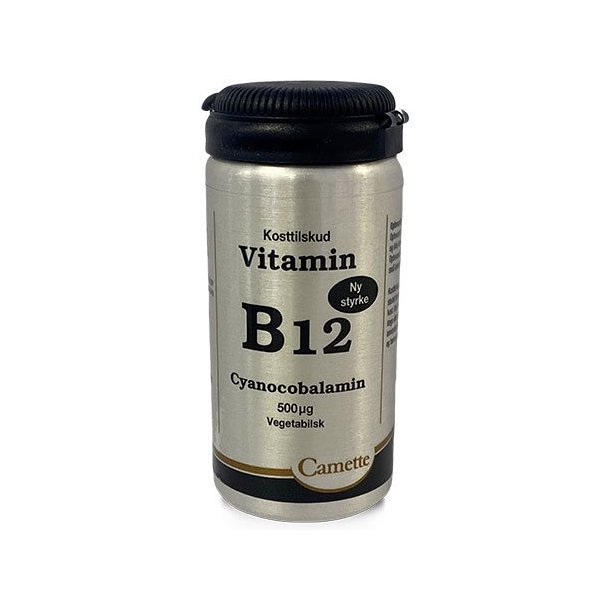 Camette Vitamin B12, Cyanocobalamin 500 mcg - 90 tab.