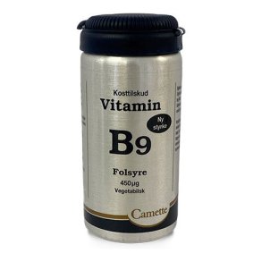 Camette Vitamin B9 Folic Acid 450mcg - 90 tab.