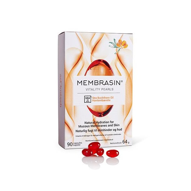 Membrasin Vitality Pearls m. Havtorn - 90 kapsler