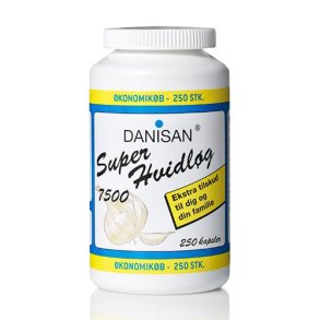 Super Hvidlg Kapsler - 250 stk.