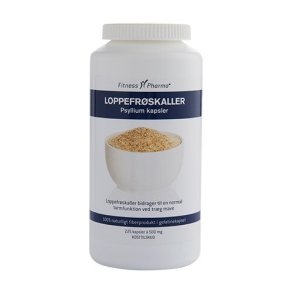 Fitness Pharma Loppefrskaller Psyllium - 225 kapsler