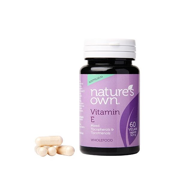 E-vitamin Mixed Tocopherols &amp; Tocotrieno - 60 kapsler