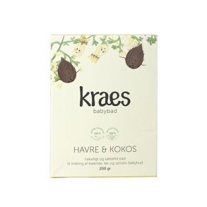 KRAES Baby Bath, Oats and Coconut - 200 g.