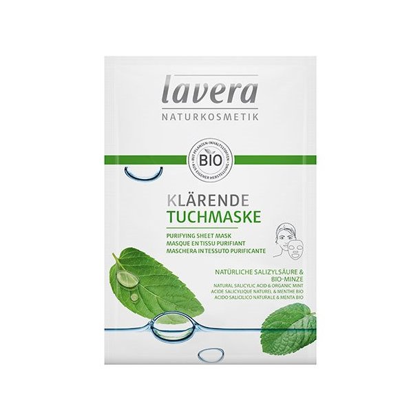 Lavera Sheet Mask Purifying m. Mint