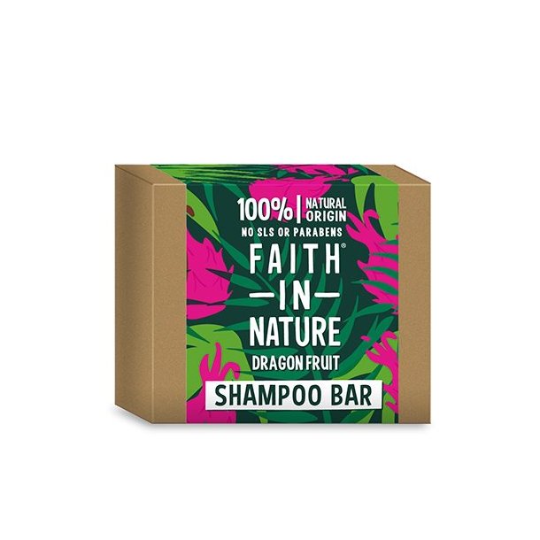 Faith in Nature Shampoo Bar Dragefrugt - 85 g.