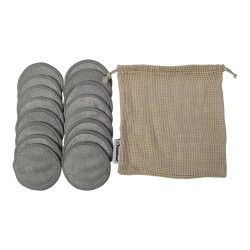 Reusable cotton pads with washing bag - 16 pcs.