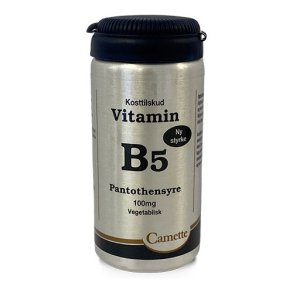 Camette Vitamin B5 Pantothenic acid 100mg - 90 tab.