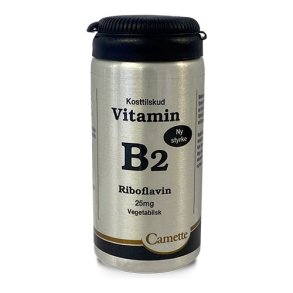 Camette Vitamin B2 Riboflavin 25mg - 90 tab.