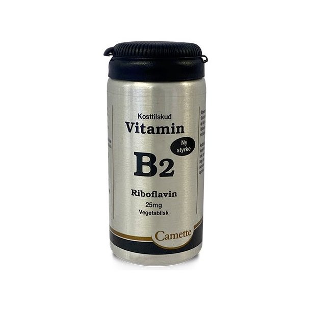 Camette Vitamin B2 Riboflavin 25mg - 90 tab.