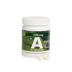 A-vitamin 1500 mcg - 90 stk.