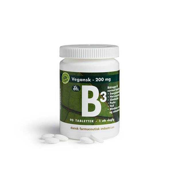 B3-vitamin 200 mg - 90 tab.