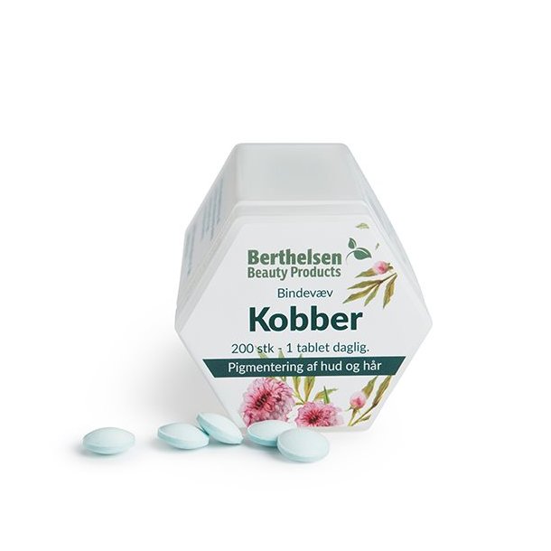 Berthelsen Mineral Kobber 2 mg. - 200 stk.