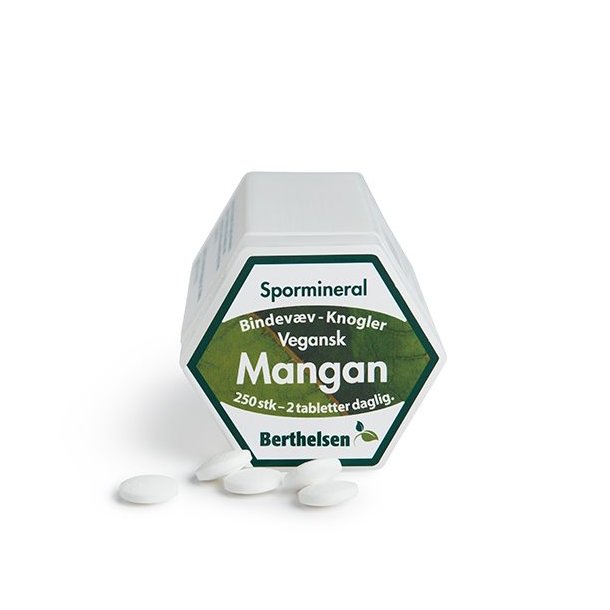 Berthelsen Mineral Mangan 3,75 mg - 250 stk.