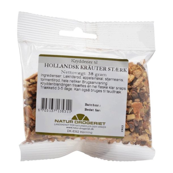 Hollandsk Kra&uuml;ter St�rk Bitter - 38 g.