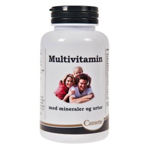 Camette Multivitamin med Mineraler - 120 tab.