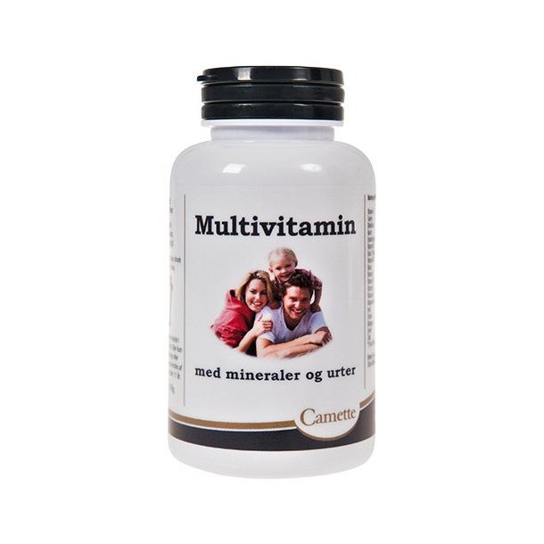 Camette Multivitamin med Mineraler - 120 tab.