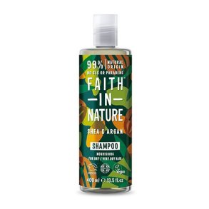Faith in Nature Shampoo Shea og Argan - 400 ml