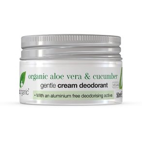 Dr Organic Cream Deodorant Aloe Vera and Cucumber - 50 ml.