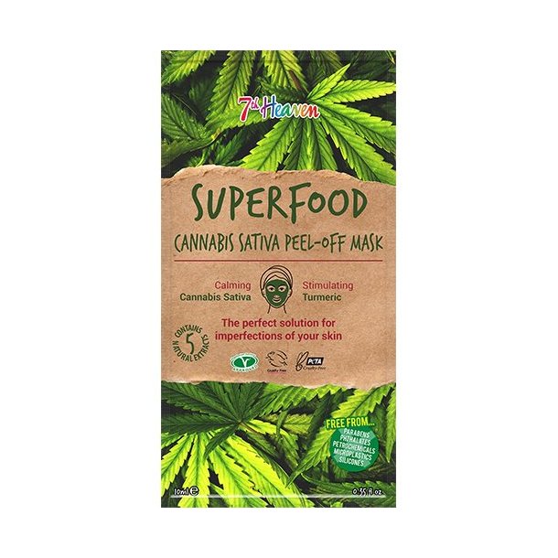Superfood Canabis Sativa Ansigtsmaske - 10 ml.