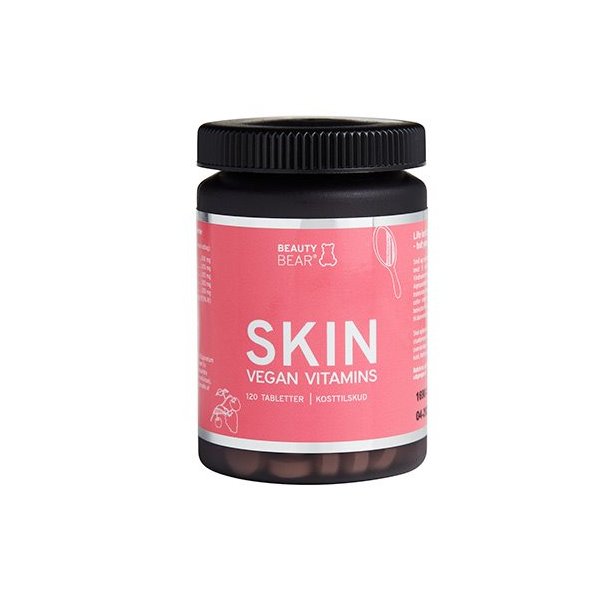 BeautyBear SKIN Vitamins, Vegansk - 120 stk.