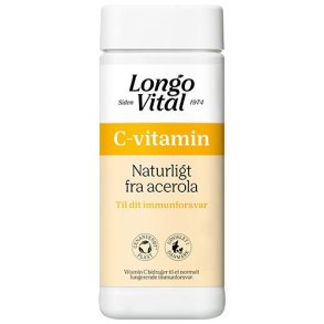 Longo Vital C-vitamin med Acerola - 150 tab.