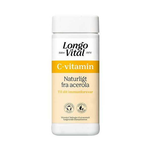 Longo Vital C-vitamin med Acerola - 150 tab.