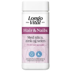 Longo Vital Hair og Nails - 180 tab.