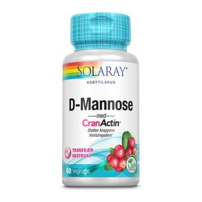 Solaray D-Mannose med CranActin - 60 kap.
