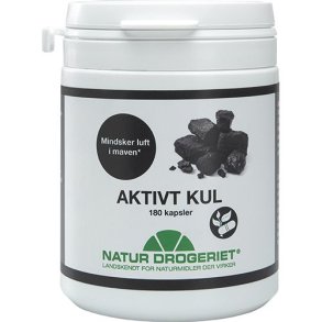 Activated charcoal, Vegetable - 180 ch.
