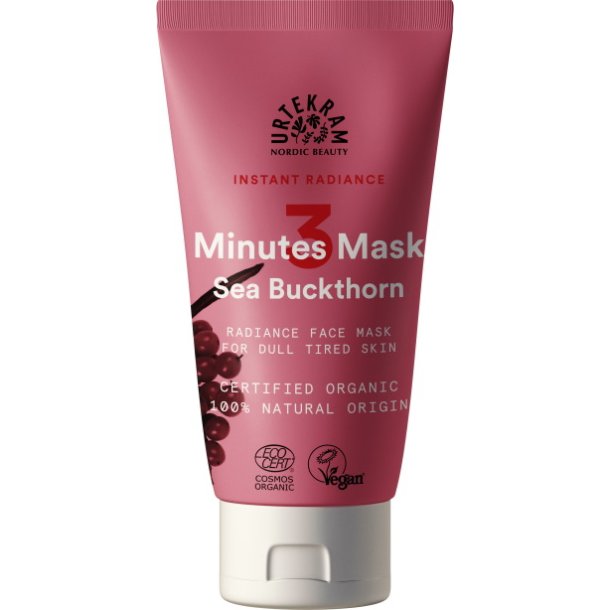 Urtekram Radiance 3 minutes Face Mask - 75 ml.