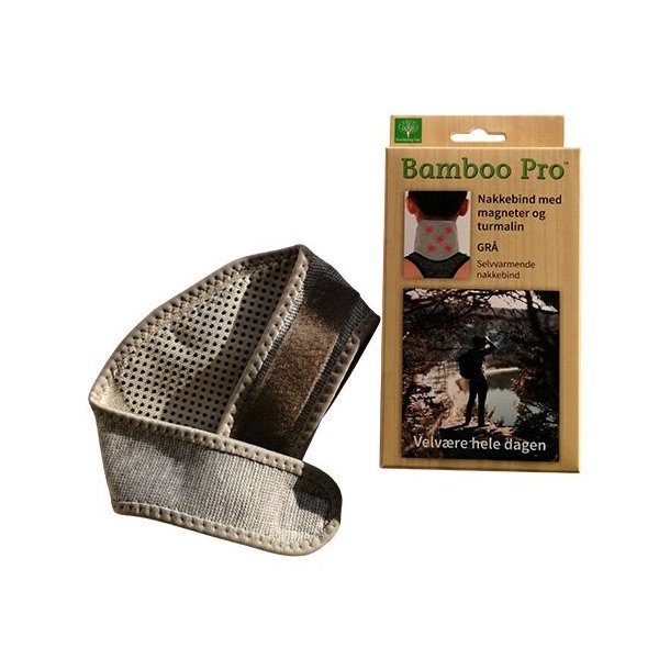 Bamboo Pro Nakkebind med Magneter og Turmalin