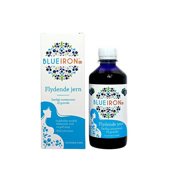 Blueiron Flydende Jern til Gravide - 330 ml.
