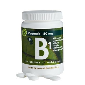B1 50 mg Vegan - 90 pcs.
