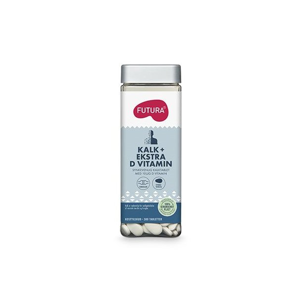 Futura Kalk med Ekstra D-vitamin - 300 tab