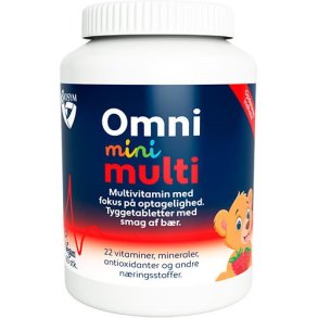 Biosym OmniMINI Multi til Brn - 60 Tyggetab.