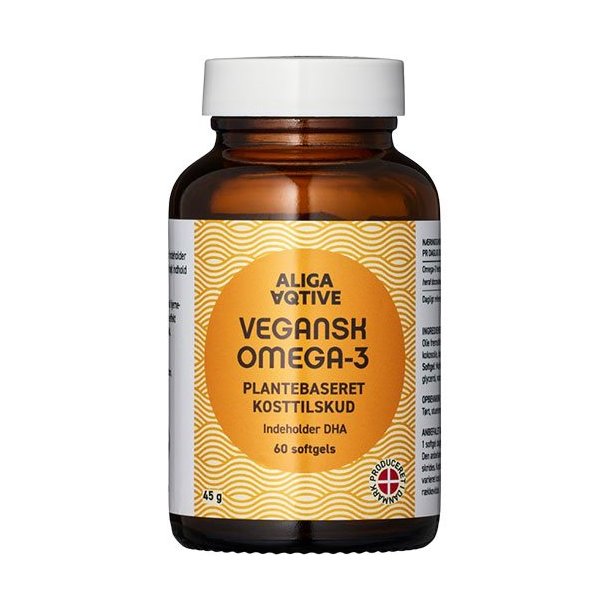 Aliga Aqtives Vegan Omega-3  60 capsules.