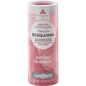 Ben & Anna Sensitiv Deo Stick Cherry Blossom - 40 g.