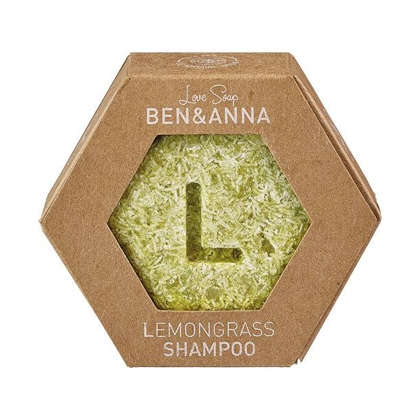 Ben &amp; Anna Love Soap Lemongrass Shampoo Bar - 60 g.