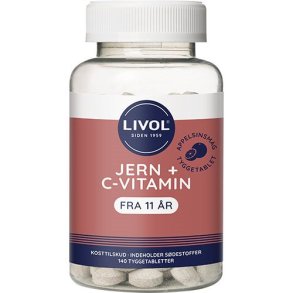 Livol Iron + Vitamin C  140 pcs. chewable tablets