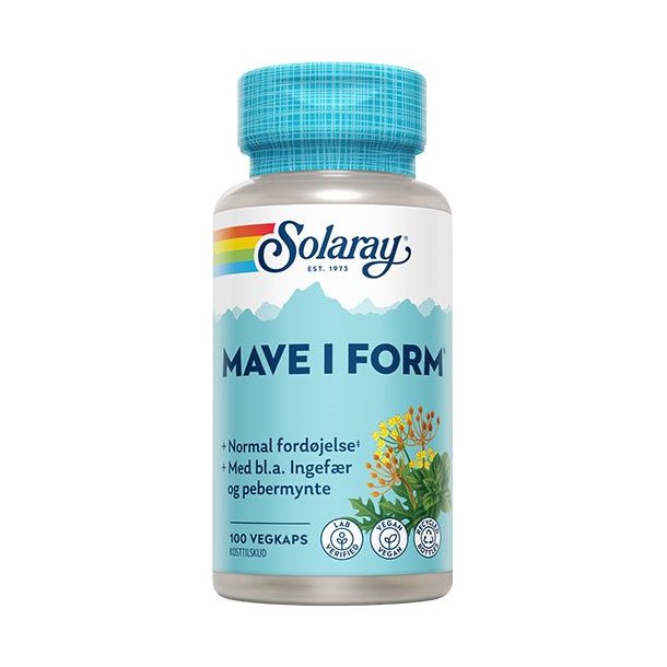 Solaray Stomach in Shape - 100 Capsules