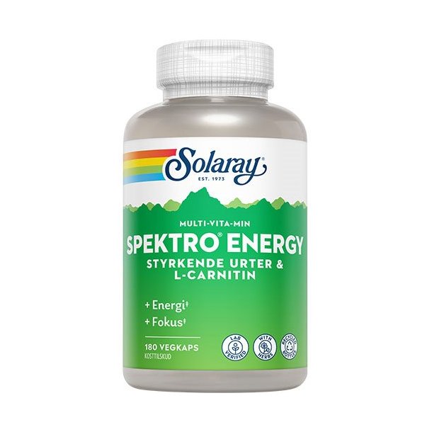 Solaray Spektro Energy - 180 kap.