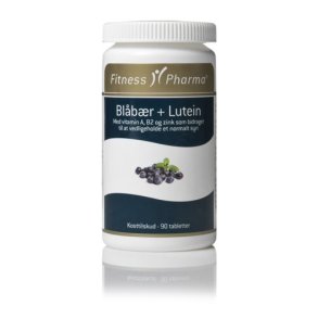 Fitness Pharma Blbr + Lutein - 90 kapsler