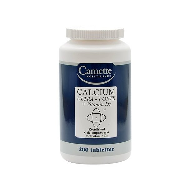Camette Calcium Ultra Forte og D-vitamin - 200 tab.
