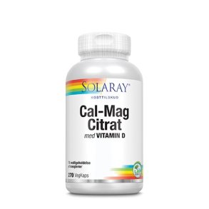 Solaray Calcium Magnesium Citrate w. D-vit. - 270 pcs.