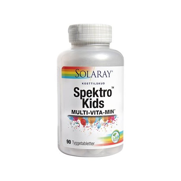 Solaray Spektro Kids tyggetablet - 90 stk.