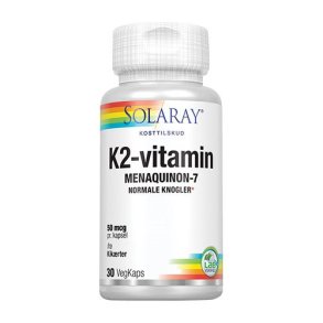 Solaray vitamin K2 50 mcg - 30 pcs.