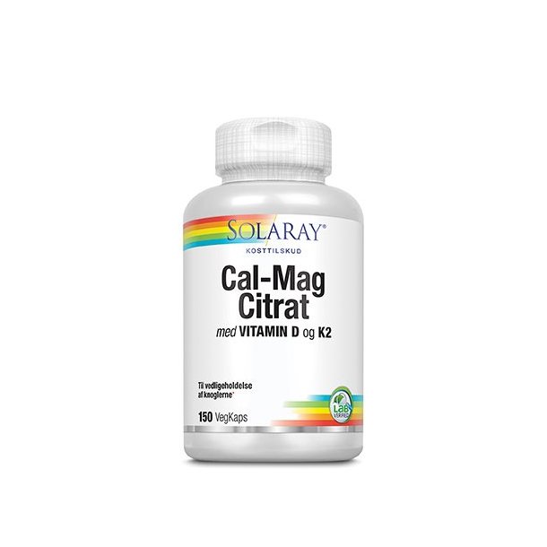 Cal-Mag m. 25 mcg D og 50 mcg K2 - 150 stk.