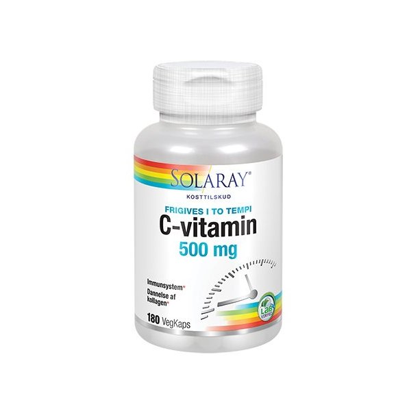 Solaray C-vitamin 500 mg - 180 stk.