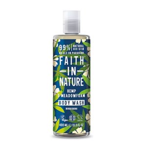 Faith in Nature Hamp og Engrapgrs Showergel - 400 ml