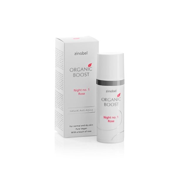 Organic Boost Night no. 1 Rose natcreme - 50 ml